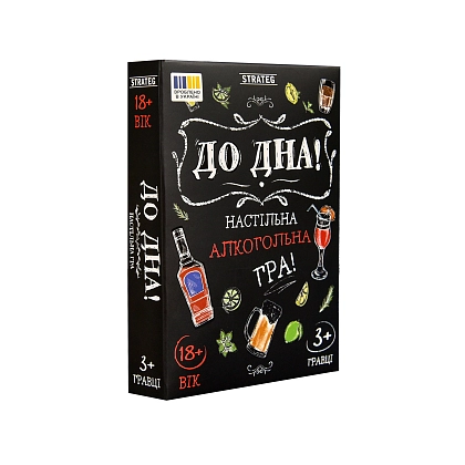 Настільна гра До Дна! , бренду Strateg, для 3-12 гравців - KUBIX