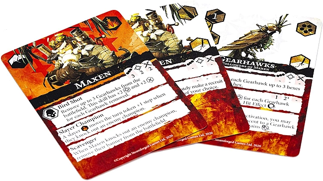 Godtear: Максен, Искуситель и Гирхауки, бренду Steamforged Games Ltd. - 8 - KUBIX