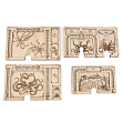 Миниатюра товара Игроорганайзер Планшеты игроков для игры Arkham Horror 3rd Edition (Arkham Horror 3rd Edition Playerboards igronizer) - 4