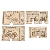 Миниатюра товара Игроорганайзер Планшеты игроков для игры Arkham Horror 3rd Edition (Arkham Horror 3rd Edition Playerboards igronizer) - 4