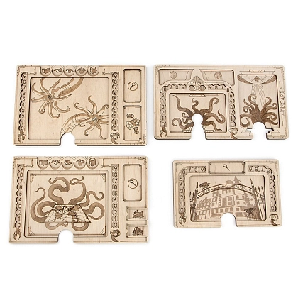 Купити Игроорганайзер Планшеты игроков для игры Arkham Horror 3rd Edition (Arkham Horror 3rd Edition Playerboards igronizer), бренду Tower Rex - 4 - KUBIX Игроорганайзер Планшеты игроков для игры Arkham Horror 3rd Edition (Arkham Horror 3rd Edition Playerboards igronizer), бренду Tower Rex - 4 - KUBIX