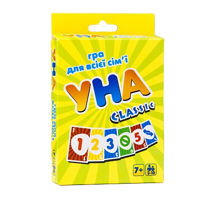 Настольная игра УНА classic, бренду Strateg, для 2-10 гравців, час гри < 30мин. - KUBIX