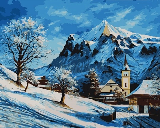 Картина по номерам Альпи (40х50 см), бренду Art Craft - KUBIX