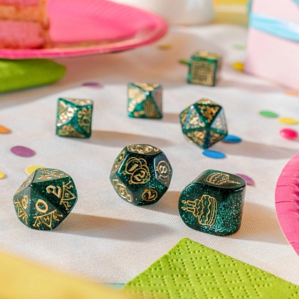 Набір кубиків Happy Birthday Dice Set: Balloons, бренду Q-Workshop - 4 - KUBIX
