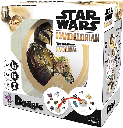 Настольная игра Доббл Мандалорец (Dobble Star Wars The Mandalorian) (FR), бренду Asmodee, для 2-8 гравців, час гри < 30мин. - 6 - KUBIX