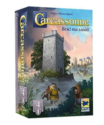 Настільна гра Каркасон №4. Вежі та злодії (Carcassonne: The Tower), бренду Feelindigo, для 2-6 гравців, час гри < 30хв. - KUBIX
