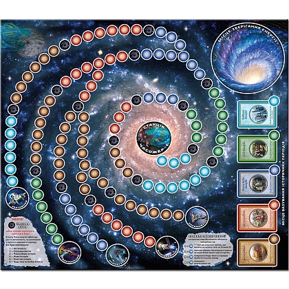 Настільна гра Навколо світу. Історичний квест, бренду Київська фабрика іграшок, для 2-5 гравців, час гри < 30хв. - 3 - KUBIX