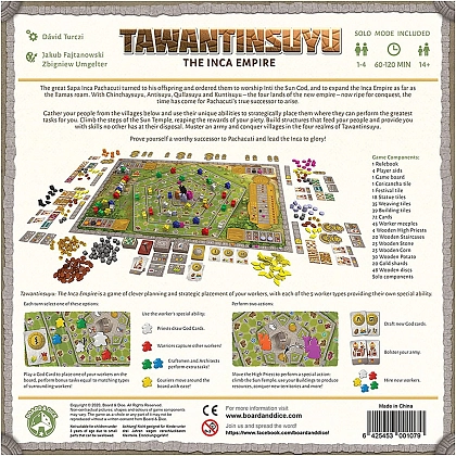 Настольная игра Tawantinsuyu: The Inca Empire (Тауантинсую: Империя Инков) (EN), бренду Board and Dice, для 1-4 гравців, час гри > 60мин. - 18 - KUBIX