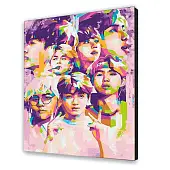 Миниатюра товара Картина по номерам BTS. Bangtan Boys (40х50 см) - 1
