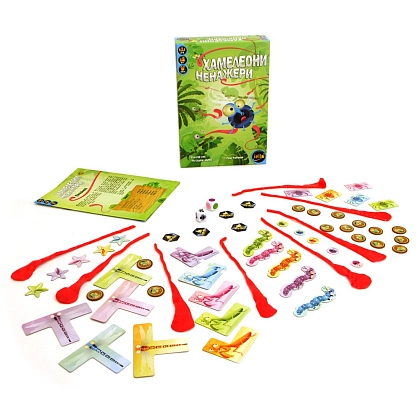 Настольная игра Хамелеоны Ненажеры (Sticky Chameleons), бренду Игромаг, для 2-6 гравців, час гри < 30мин. - 4 - KUBIX