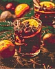 Алмазная мозаика Новогодний напиток глинтвейн (40х50 см)