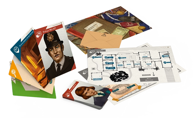 Настольная игра Подозреваемые 2. Неутомимая исследовательница Клер Харпер (Suspects 2), бренду Geekach Games, для 1-6 гравців, час гри > 60мин. - 4 - KUBIX