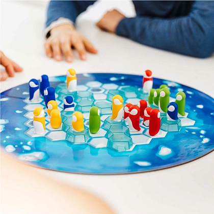 Настільна гра Пінгвіни, до зграї! (Penguins Huddle Up), бренду Smart Games, для 2-4 гравців, час гри < 30хв. - 4 - KUBIX