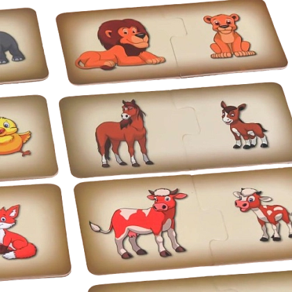 Настольная игра Чей малыш, бренду Artos games, для 1-4 гравців, час гри < 30мин. - 3 - KUBIX