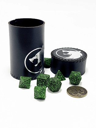 Кубик для кубиков Вовк черный Dice Cup, бренду Планета Игр - 8 - KUBIX