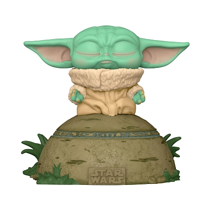 Ігрова фігурка FUNKO POP! DELUXE МАЛЮК ВИКОРИСТОВУЄ СИЛУ (Grogu using the force) Star Wars #485, бренду Funko - KUBIX