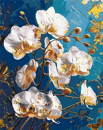 Картина по номерам Цветок орхидеи (40х50 см)