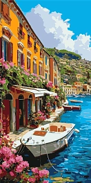 Картина по номерам Приморское побережье (40х80 см)