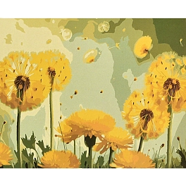 Картина по номерам Летний вдохновение одуванчиков (40х50 см)