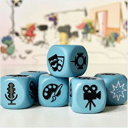Камера! Мотор! Металеві кубики (Roll Camera!: Metal cubes), бренду Lord of Boards - KUBIX