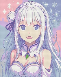 Алмазна мозаїка Емілія re-zero (40х50 см)