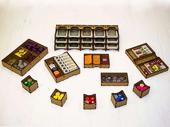Органайзер для настольной игры Лоренцо Великолепный (Organizer for boardgame Lorenzo il Magnifico), бренду Tower Rex - 3 - KUBIX