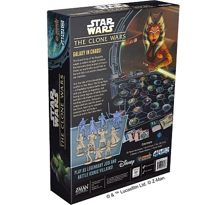 Настольная игра Star Wars: The Clone Wars. Игра по системе Пандемия (Звездные войны: Войны клонов. Пандемия) (EN), для 1-5 гравців, час гри < 60мин. - 5 - KUBIX