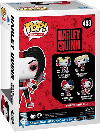Ігрова фігурка FUNKO POP! Гарлі Квінн (Harley Quinn with Weapons) Heroes DC #453, бренду Funko - 3 - KUBIX