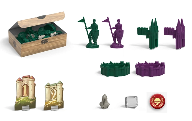 Настольная игра CATAN. Города и рыцари. Дополнение для 5-6 игроков (Catan: Cities & Knights. 5-6 Player Extension), бренду Rozum, для 3-6 гравців, час гри > 60мин. - 4 - KUBIX