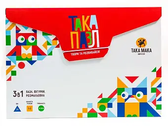 Настільна гра ТАКА ПАЗЛ. Набір 3 в 1 "Котик"