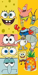 Картина по номерам Морські пригоди Спанчбоб (40х80 см)
