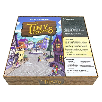 Органайзер для настольной игры Крошечные Городки (Tiny Towns), бренду Tower Rex - 2 - KUBIX