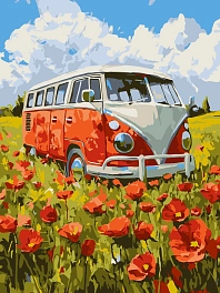 Картина по номерам Путешествие в прошлое (30х40 см)