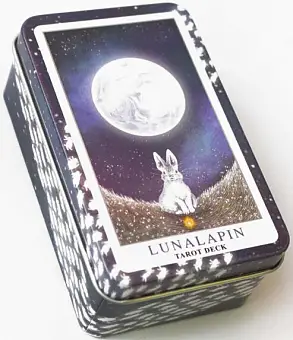 Карти ТАРО Місячного Кролика (Жерстяна коробка) (Lunalapin Tarot)