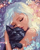 Картина по номерам Объятия котика (40х50 см)