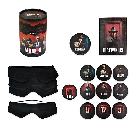 Настольная игра Mafia, бренду Strateg, для 6-12 гравців - 2 - KUBIX
