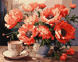 Картина по номерам "Букет маков" (40х50 см)