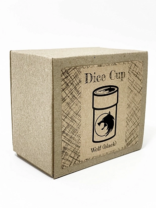 Кубик для кубиков Вовк черный Dice Cup, бренду Планета Игр - 7 - KUBIX