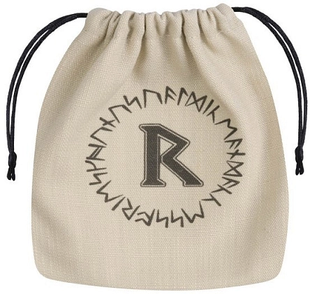 Мешочек Runic Beige & black Dice Bag, бренду Q-Workshop - KUBIX