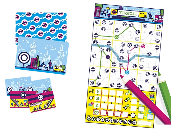Настольная игра Следующая станция Лондон (Next Station: London), бренду Feelindigo, для 1-4 гравців, час гри < 30мин. - 4 - KUBIX