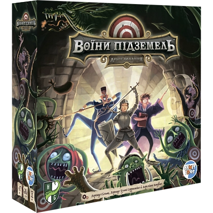 Настольная игра Воины подземелий. Второе издание (Dungeon Fighter: Second Edition), бренду Games 7Days, для 1-6 гравців, час гри < 60мин. - KUBIX