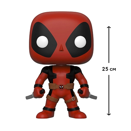Ігрова фігурка FUNKO POP! ДЕДПУЛ З МЕЧАМИ (25 см) (Deadpool) #543, бренду Funko - 2 - KUBIX