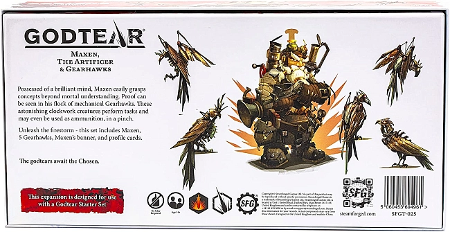 Godtear: Maxen, the Artificer & Gearhawks, бренду Steamforged Games Ltd. - 2 - KUBIX