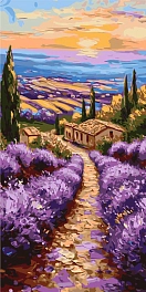 Картина по номерам Аромати Провансу (40х80 см)