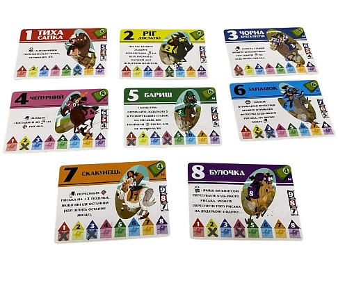 Настільна гра Верхогони (Long Shot: The Dice Game), бренду Games 7Days, для 1-8 гравців, час гри < 30хв. - 5 - KUBIX