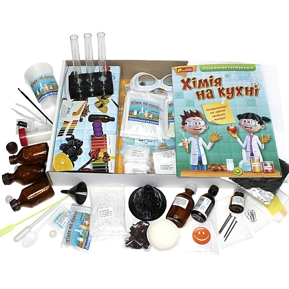 Набор для экспериментов "Химия на кухне", бренду Ранок, для 1-4 гравців - 7 - KUBIX