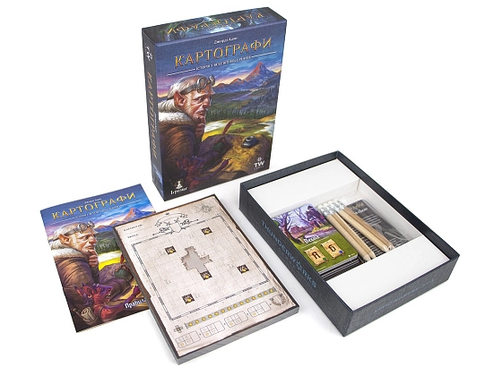 Настільна гра Картографи: Розповідь Рольового Гравця (Cartographers: A Roll Player Tale), бренду Ігромаг, для 1-12 гравців, час гри < 30хв. - 18 - KUBIX