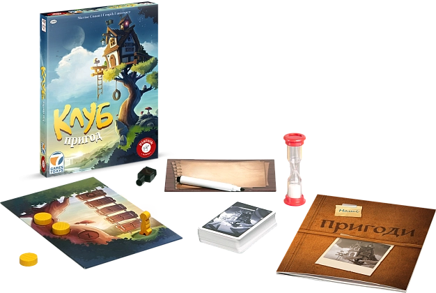 Настільна гра Клуб пригод (Der Abenteuer Club), бренду Games 7Days, для 2-5 гравців, час гри < 30хв. - 2 - KUBIX