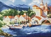 Алмазна мозаїка Гірське містечко (30х40 см)