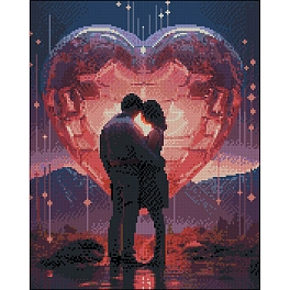 Алмазная мозаика Влюбленные (40х50 см)